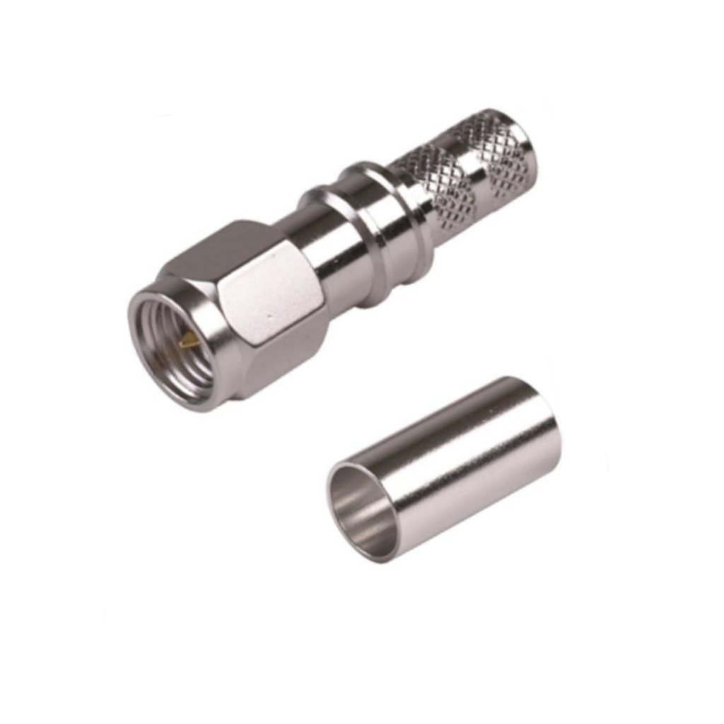 SMA Crimp on LMR240 Connector DOLPHIN ELECTRONICS