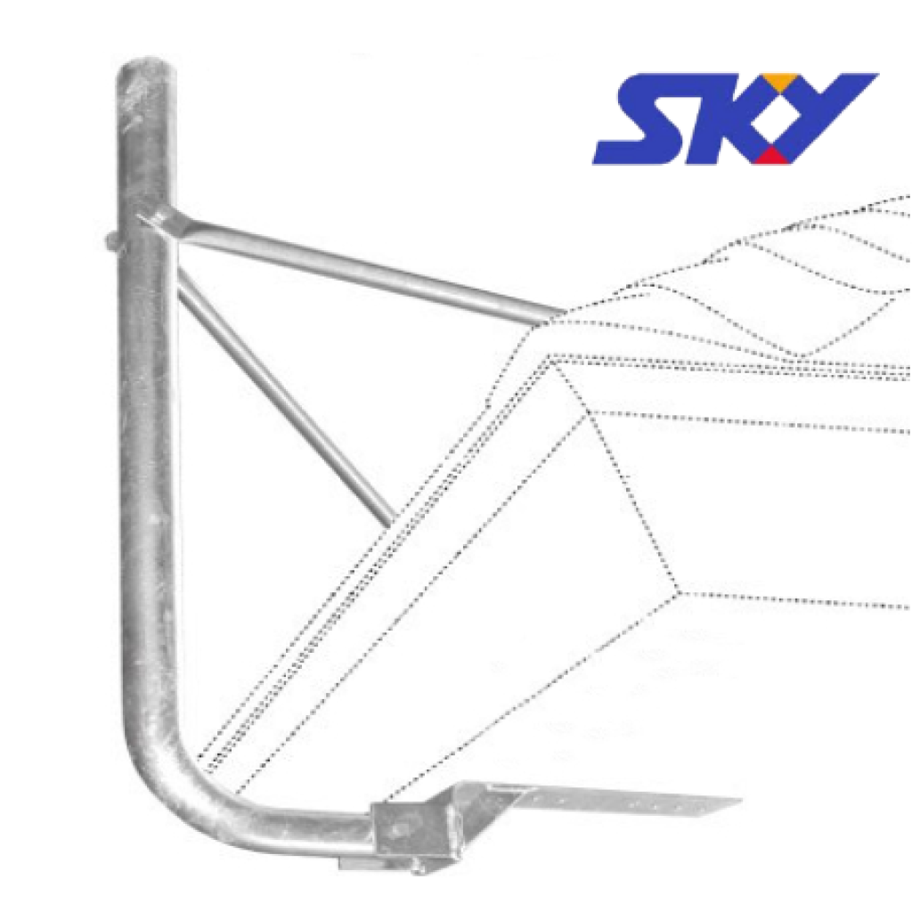 Satellite Dish Eave Mount DOLPHIN ELECTRONICS