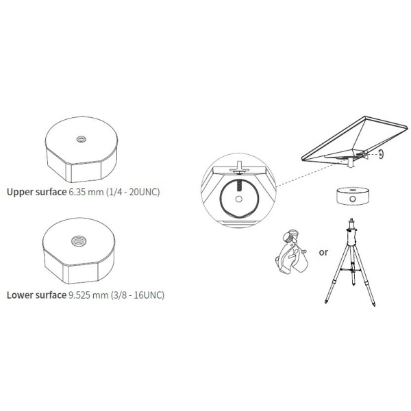 Starlink Mini Aluminum Alloy Tripod Adapter - Image 4